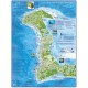 Cayman Islands Dive Map-LAMINATED 18.5"x26.5"