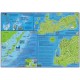 Florida Keys Map -LAMINATED 18.5"x26.5" 