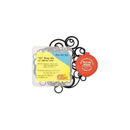 O-Ring Kit with Silicone Grease-40 Piece O-Ring Kit with Silicone Grease-40 Piece