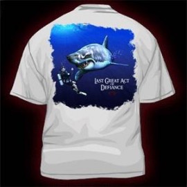 Deep Down Last Great Act Tee-White T-Shirt