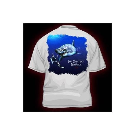 Deep Down Last Great Act Tee-White T-Shirt Deep Down Last Great Act Tee-White T-Shirt